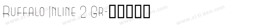 Buffalo Inline 2 Gr字体转换